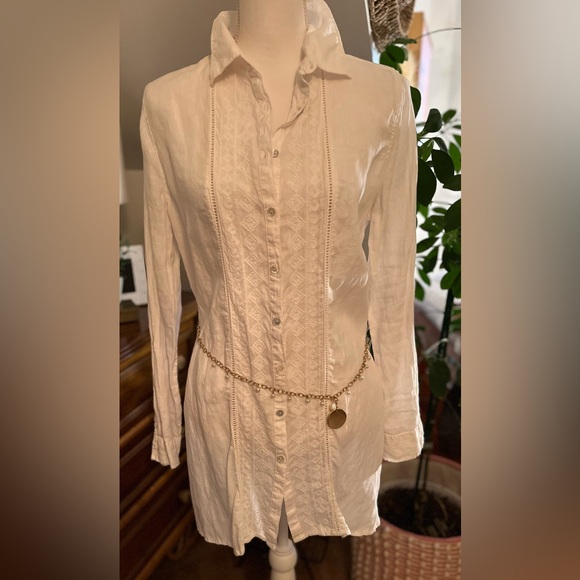 Sigrid Olsen Tops - Sigrid Olsen linen blouse